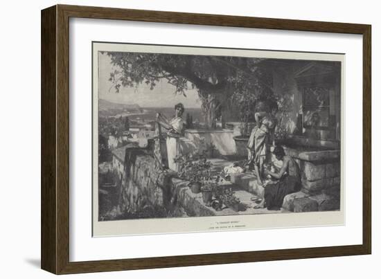 A Pleasant Studio-Hendrik Siemiradzki-Framed Giclee Print