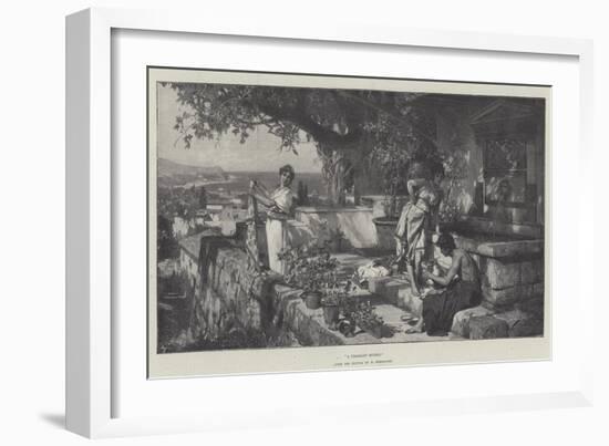 A Pleasant Studio-Hendrik Siemiradzki-Framed Giclee Print