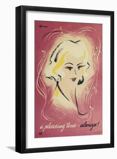 A Pleasing Tone - Always!-Pieter Huveneers-Framed Art Print