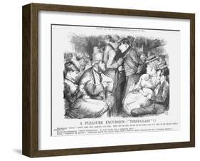 A Pleasure Excursion - First-Class!, 1824-Joseph Swain-Framed Giclee Print