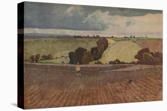 'A Ploughed Field', 1923-John Sell Cotman-Stretched Canvas