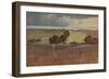 'A Ploughed Field', 1923-John Sell Cotman-Framed Giclee Print