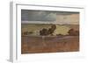 'A Ploughed Field', 1923-John Sell Cotman-Framed Giclee Print