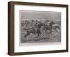 A Plucky Colonial, Driving Some of the Enemy's Horses While under Fire-John Charlton-Framed Giclee Print