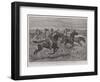 A Plucky Colonial, Driving Some of the Enemy's Horses While under Fire-John Charlton-Framed Giclee Print