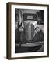 A Plymouth Roadster on a Lot Is an Automobile Relic from the Past-Steven Boone-Framed Photographic Print