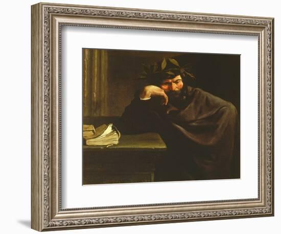 A Poet-Pier Francesco Mola-Framed Giclee Print