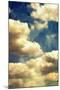 A Poetic Montage of a Blue Sky with White Clouds-Alaya Gadeh-Mounted Photographic Print