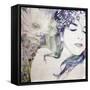 A Poetic Montage of a Womans Portrait and Flower-Alaya Gadeh-Framed Stretched Canvas