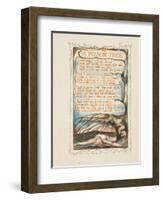 A Poison Tree. Songs of Innocence and of Experience, Ca 1825-William Blake-Framed Giclee Print