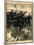 A Police Brigade Charges a Group of Demonstrators-Félix Vallotton-Mounted Giclee Print