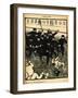 A Police Brigade Charges a Group of Demonstrators-Félix Vallotton-Framed Giclee Print