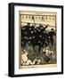 A Police Brigade Charges a Group of Demonstrators-Félix Vallotton-Framed Giclee Print