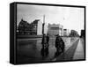 A Police Check in East Berlin-null-Framed Stretched Canvas