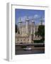 A Police Launch on the River Thames, Passing the Tower of London, England-David Hughes-Framed Photographic Print