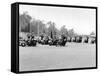 A Police Patrol with their Harley-Davidsons, America-null-Framed Stretched Canvas