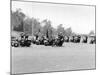 A Police Patrol with their Harley-Davidsons, America-null-Mounted Photographic Print