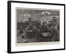 A Police Raid on a West-End Betting Club-Henry Marriott Paget-Framed Giclee Print