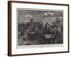 A Police Raid on a West-End Betting Club-Henry Marriott Paget-Framed Giclee Print