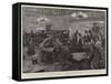 A Police Raid on a West-End Betting Club-Henry Marriott Paget-Framed Stretched Canvas