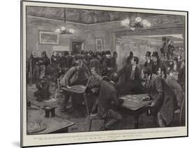 A Police Raid on a West-End Betting Club-Henry Marriott Paget-Mounted Giclee Print