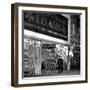 A Policeman Stands in Front of a Pawn Shop-null-Framed Photographic Print