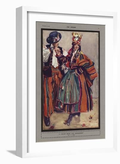 A Polish Bride and Bridegroom-Isobel Lilian Gloag-Framed Giclee Print