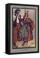 A Polish Bride and Bridegroom-Isobel Lilian Gloag-Framed Stretched Canvas