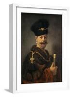 A Polish Nobleman, 1637-Rembrandt van Rijn-Framed Giclee Print