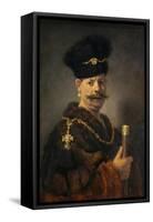 A Polish Nobleman, 1637-Rembrandt van Rijn-Framed Stretched Canvas