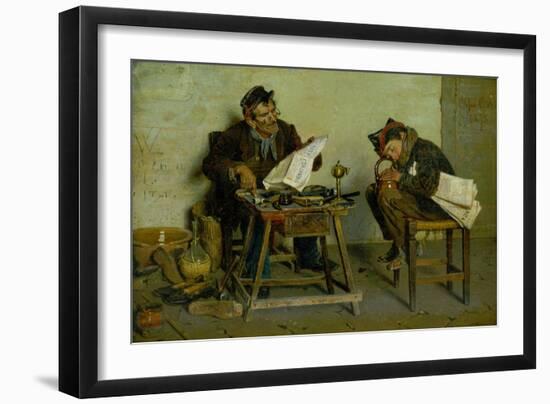 A Political Cobbler, 1873-Orfeo Orfei-Framed Giclee Print