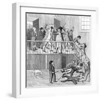 A Political Discussion-John Kay-Framed Art Print