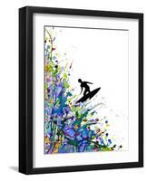 A Pollock's Point Break-Marc Allante-Framed Art Print