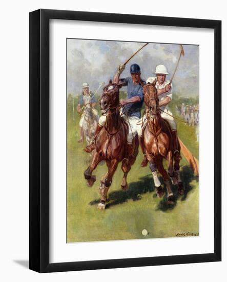 A Polo Match-Ludwig Koch-Framed Giclee Print