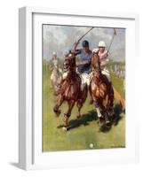 A Polo Match-Ludwig Koch-Framed Giclee Print