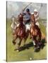A Polo Match-Ludwig Koch-Stretched Canvas