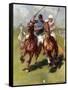 A Polo Match-Ludwig Koch-Framed Stretched Canvas