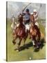A Polo Match-Ludwig Koch-Stretched Canvas