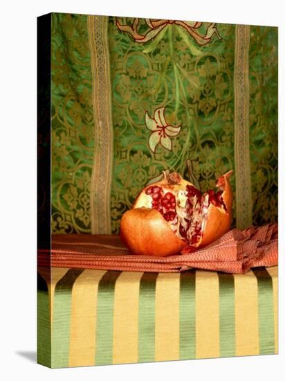 A Pomegranate with Asian Linens-Jan-peter Westermann-Stretched Canvas