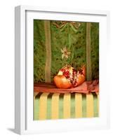 A Pomegranate with Asian Linens-Jan-peter Westermann-Framed Photographic Print