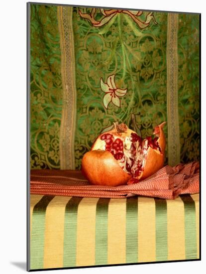 A Pomegranate with Asian Linens-Jan-peter Westermann-Mounted Photographic Print