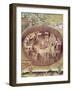 A Pomeiok Indian Fortified Vllage from Admiranda Narratio-Theodore de Bry-Framed Giclee Print