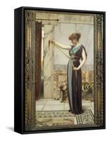 A Pompeian Lady, 1891-John William Godward-Framed Stretched Canvas