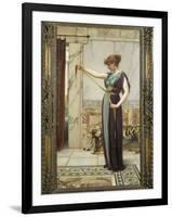 A Pompeian Lady, 1891-John William Godward-Framed Giclee Print