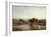 A Pond, 1858-Charles François Daubigny-Framed Giclee Print