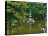 A pond in Japanese Tea Garden, San Francisco, California, USA-Anna Miller-Stretched Canvas