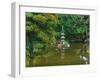 A pond in Japanese Tea Garden, San Francisco, California, USA-Anna Miller-Framed Premium Photographic Print