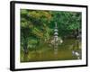 A pond in Japanese Tea Garden, San Francisco, California, USA-Anna Miller-Framed Photographic Print