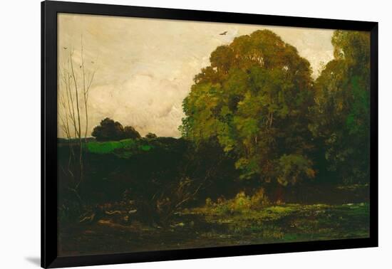 A Pond in the Morvan, 1869-Charles Francois Daubigny-Framed Giclee Print