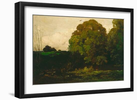 A Pond in the Morvan, 1869-Charles Francois Daubigny-Framed Giclee Print